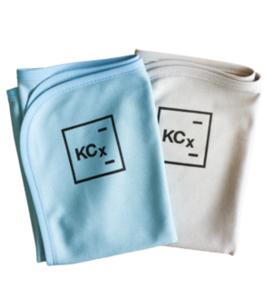 Pro Glass Towel [x2] – BLUE / GREY – 60X40cm - Koch Chemie