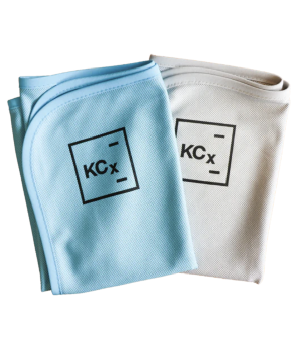 Pro Glass Towel [x2] – BLUE / GREY – 60X40cm - Koch Chemie